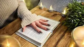 ASMR 📚 Read With Me | Inaudible Whispers, Mouth Sounds 🌺