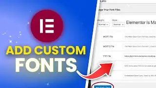 How To Add Custom Font In Wordpress Elementor (Full Guide)