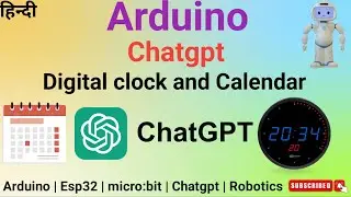 Digital clock ⌚ and Calendar 📆 By Chatgpt | Arduino | OLED display | RTC DS1307 | Arduino projects