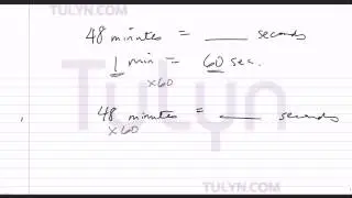 converting from minutes to seconds
