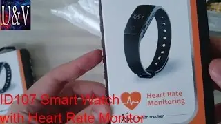 ID 107 Fitness Band with Heart Rate Monitor