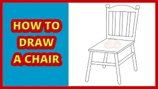 How To Draw A Chair Step By Step | Drawing for Kids and Toddlers - Simple Drawing
