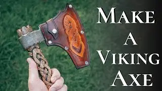 Making a Nordic Style Viking Axe | Celtic Wood Carving with a Dremel