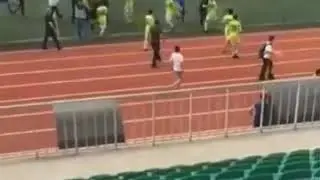 Массовая драка на футбольном матче в Махачкале