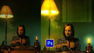 how to light up your scene in Photoshop. 
