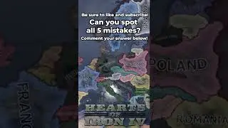 HOI4 Spot All 5 Mistakes! #shorts #hoi4