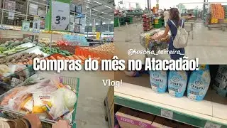 Os preços já estão aumentando no mercado e Vlog da nossa compra do mês no Atacadão!!🥰🛒🥰