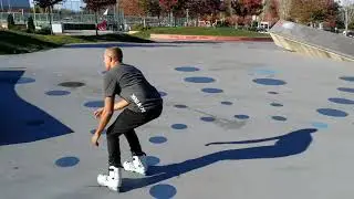 First session on THEM SKATES