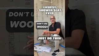Easy DIY Shower Seat. Every Bathroom Needs This! 