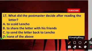 Top MCQs of A Letter to God | CBSE Class 10 English First Flight Chapter 1|Term 1 | SimplyEasy