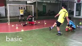 Oh begini cara latihan splite seorang kiper futsal (latihan kiper futsal)