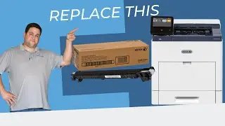 How to replace the 2nd bias transfer roll on your Xerox machine: Versalink b600, b605, b610, b615