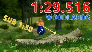 Getting Over It - Woodlands Map in 