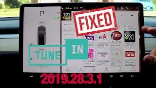 Tesla Model 3 - TuneIn Radio was FIXED with 2019.28.3.1?