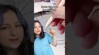 Marka için logo tasarlıyorum Part 2 ürünleri bana gönderdiler 😭🌸 