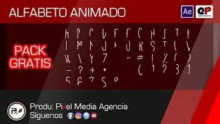 Pack Gratis Alfabeto Animado en After Effects 2҉0҉1҉8 🔺