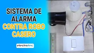 Sistema de alarma contra robos casero económico || Seguridad Residencial