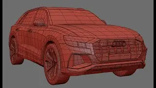 Процесс моделирования AudiQ8