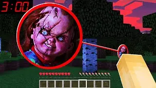 LAUF WEG VOR CHUCKY IM MINECRAFT WALD
