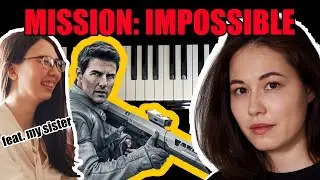 Mission Impossible: Piano Challenge 1Min, 10Min, 1Hour, feat. my sister