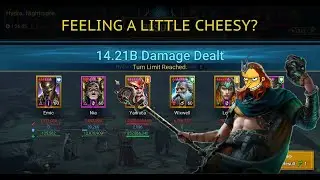 Yannica Wixwell Nightmare Hydra team with Loki for massive damage