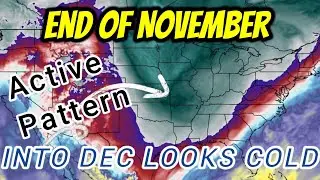 November Into Dec Looks Cold And Stormy The Pattern Is Going To Be Active