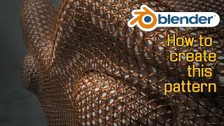 How to create circle mesh pattern on any surface in Blender via Instant Meshes