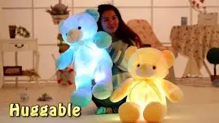 Light Up LED Teddy Bear with Bonus Music Feature