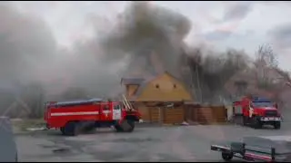 в Сургуте горит гостевой дом
