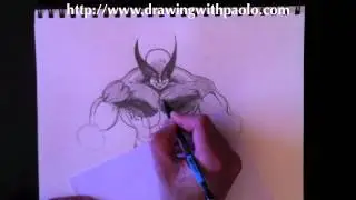 Drawing Wolverine (in the rain) with Paolo Morrone