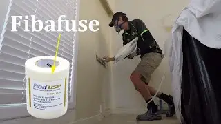 Fiberglass mesh the entire wall