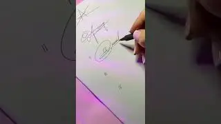 Signature ideas for letter A 