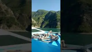 Lake of koman Albania