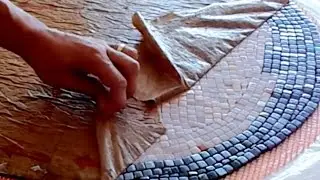 Triple reverse technique in Mosaic Art