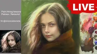 Live Paint along - One session oil painting