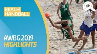 Beach Handball Highlights Video | ANOC World Beach Games Qatar 2019