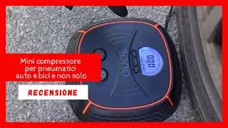 Mini compressore per pneumatici auto e bici e non solo #eono #pneumatici