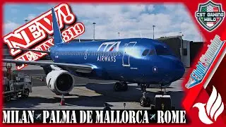 🔴MSFS LIVE | 🎉NEW FENIX A319🎉 |✈️Milan- Majorca-Rome✈️| ITA Airways #vatsim #aviation #msfs2020