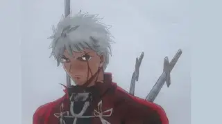 Emiya Shirou Speed Drawing