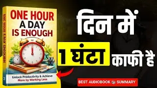 One Hour A Day Is Enough | Change Your Life in 60 Minutes (Book Summary in Hindi)