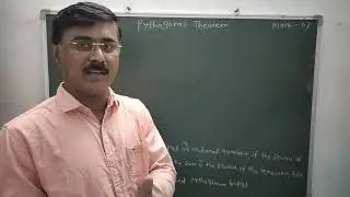 ssc. Pythagoras Theorem,Pythagorean triplet.