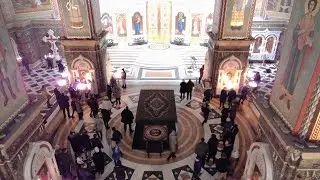 Божественная литургия в праздник Рождества Христова