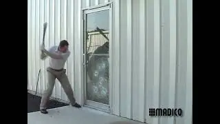 Madico Safety Film Demo   No Film versus Film