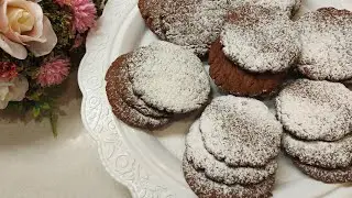 Шоколадное печенье. Готовится быстро, получается очень вкусное!