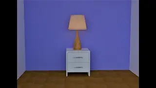 How to make a Lamp in Sketchup and V-ray lamp glow material