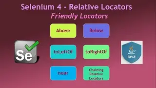 Selenium 4 - Relative Locators