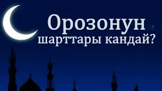 Орозонун шарттары кандай? / Кошмоков Кубатбек