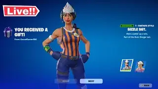 🔴 SIZZLE FORTNITE ITEM SHOP LIVE Today! (Fortnite Chapter 5)