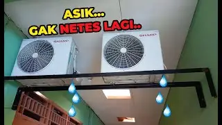 RARELY THOUGHT ABOUT, OVERCOMING WATER DRIPPING ON OUTDOOR AC