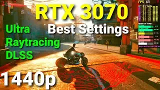 Cyberpunk 2077(1.06) | RTX 3070 | 1440p | Ultra/Raytracing/DLSS | FPS Test